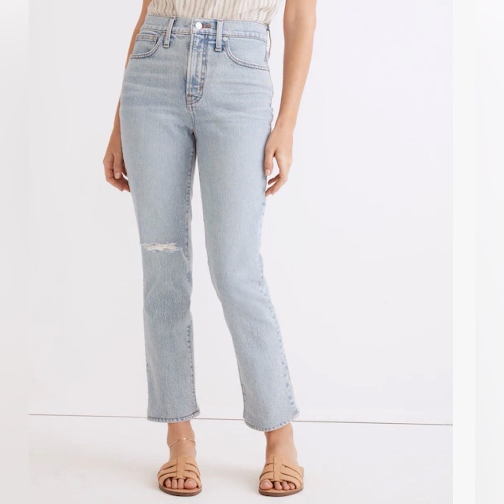 Madewell The Perfect Vintage Crop Jeans in Sudbury Wash